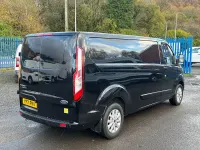 Used Ford Transit Custom Limited 130 HP (95 kW) 2021 Black Van