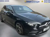 Begagnad Mercedes A200 AMG line 2021 Svart Halvkombi