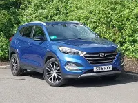 Używany Hyundai Tucson GO! 177 KM (130 kW) 2018 Niebieski SUV