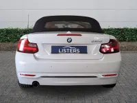 Used BMW 218 Sport Line 2016 White Cabriolet