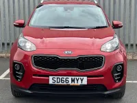 Used Kia Sportage 114 HP (83 kW) 2016 Red SUV
