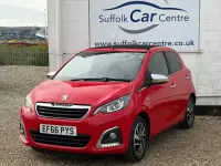 Used Peugeot 108 Allure Top 82 HP (60 kW) 2016 Red Hatchback