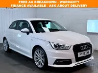 Used Audi A1 S-Line 125 HP (91 kW) 2018 White Hatchback