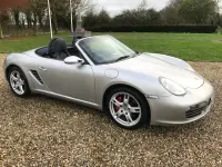 Second-hand Porsche Boxster 295 CP (216 kW) 2007 Argintiu Cabrio