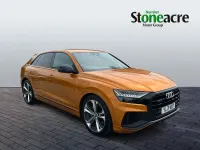Used Audi Q8 Black Edition 375 HP (275 kW) 2021 Orange SUV