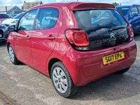 Used Citroën C1 Feel 68 HP (50 kW) 2017 Red Hatchback