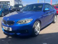 Used BMW 220 M Sport 184 HP (135 kW) 2016 Blue Coupe