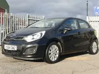 Used Kia Rio 2015 Black Hatchback
