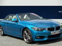 Usado BMW 420 M Sport 184 HP (135 kW) 2017 Azul Cabrios