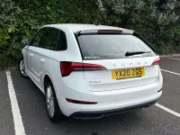 Used Skoda Scala SE L 115 HP (84 kW) 2020 White Hatchback