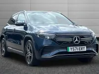 Used Mercedes EQA350 AMG line 211 kW (288 HP) 2022 Denim blue SUV