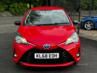 Used Toyota Yaris Hybrid 2019 Red Hatchback