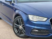 Used Audi A3 S-Line 105 HP (77 kW) 2013 Blue Hatchback