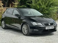 Used Seat Leon SE Dynamic 115 HP (84 kW) 2018 Black Hatchback