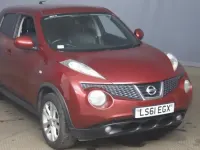 Used Nissan Juke Tekna 2011 Red metallic SUV