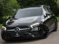 Begagnad Mercedes A35 AMG Premium Plus 2019 Svart Halvkombi