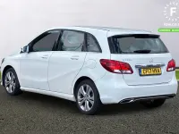 Used Mercedes B200 136 HP (100 kW) 2017 White Hatchback