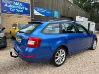 Used Skoda Octavia Elegance 105 HP (77 kW) 2013 Blue Estate