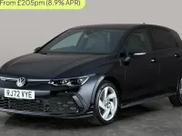 Used VW Golf VIII GTE 245 HP (180 kW) 2022 Black Hatchback