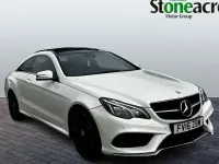 Used Mercedes E220 AMG line 177 HP (130 kW) 2016 White Coupe