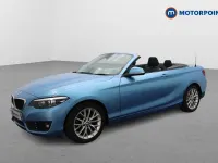 Used BMW 218 136 HP (100 kW) 2019 Blue Cabriolet