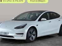 Used Tesla Model 3 Standard Range Plus 208 kW (283 HP) 2021 White Sedan