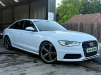 Used Audi A6 Black Edition 204 HP (150 kW) 2014 White Sedan
