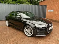 Used Audi A3 S-Line 150 HP (110 kW) 2019 Black Sedan