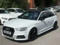 Used Audi A3 S-Line 150 HP (110 kW) 2017 White Hatchback
