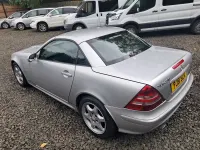 Begagnad Mercedes SLK230 2001 Silver Cab