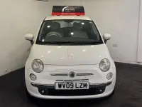 Used Fiat 500 69 HP (50 kW) 2009 White Cabriolet