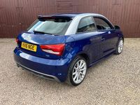 Used Audi A1 S-Line 116 HP (85 kW) 2016 Blue Hatchback