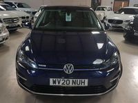 Begagnad VW e-Golf 99 kW (135 HK) 2020 Blå Halvkombi