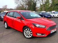Used Ford Focus Titanium 2017 Red Estate