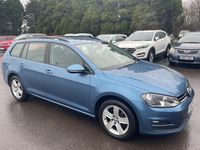 Used VW Golf VII Edition 110 HP (80 kW) 2017 Blue Estate