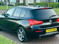 Used BMW 118 Sport Line 136 HP (100 kW) 2015 Black Hatchback