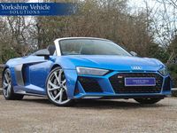 Used Audi R8 Spyder Performance 620 HP (456 kW) 2020 Blue Cabriolet