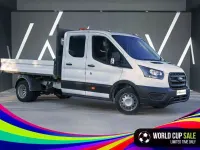 Used Ford Transit 130 HP (95 kW) 2021 White Cabriolet