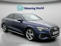 Used Audi A3 S-Line 150 HP (110 kW) 2021 Blue Sedan