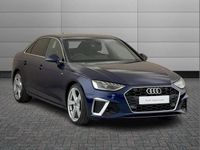 Used Audi A4 S-Line 161 HP (118 kW) 2021 Blue Sedan