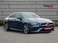 Used Mercedes CLA180 AMG line 134 HP (98 kW) 2022 Blue Sedan