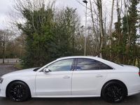 Used Audi S8 Comfort 2015 White Sedan