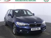 Used BMW 118 Sport Line 136 HP (100 kW) 2019 Blue Hatchback