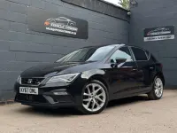 Used Seat Leon FR 184 HP (135 kW) 2017 Black Hatchback
