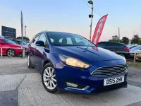 Used Ford Focus Titanium 125 HP (91 kW) 2015 Blue Estate