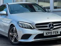 Used Mercedes C220 194 HP (142 kW) 2019 Silver Sedan