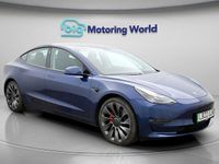 Used Tesla Model 3 Performance 461 kW (627 HP) 2022 Blue Sedan