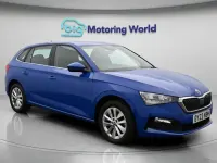 Used Skoda Scala SE Technology 95 HP (69 kW) 2023 Blue Hatchback