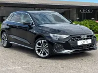 New Audi A3 Sportback S-Line 2026 Black Hatchback
