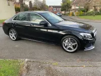 Used Mercedes C250 AMG line 2016 Black Sedan